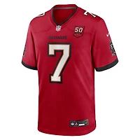 Men's Nike Bucky Irving Red Tampa Bay Buccaneers 50th Season Team Game Jersey