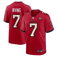 Men's Nike Bucky Irving Red Tampa Bay Buccaneers 50th Season Team Game Jersey