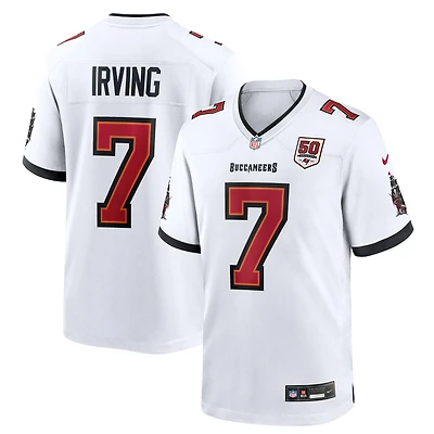 Men's Nike Bucky Irving White Tampa Bay Buccaneers 50th Season Game Jersey