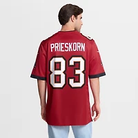 Men's Nike Caden Prieskorn  Red Tampa Bay Buccaneers Team Game Jersey