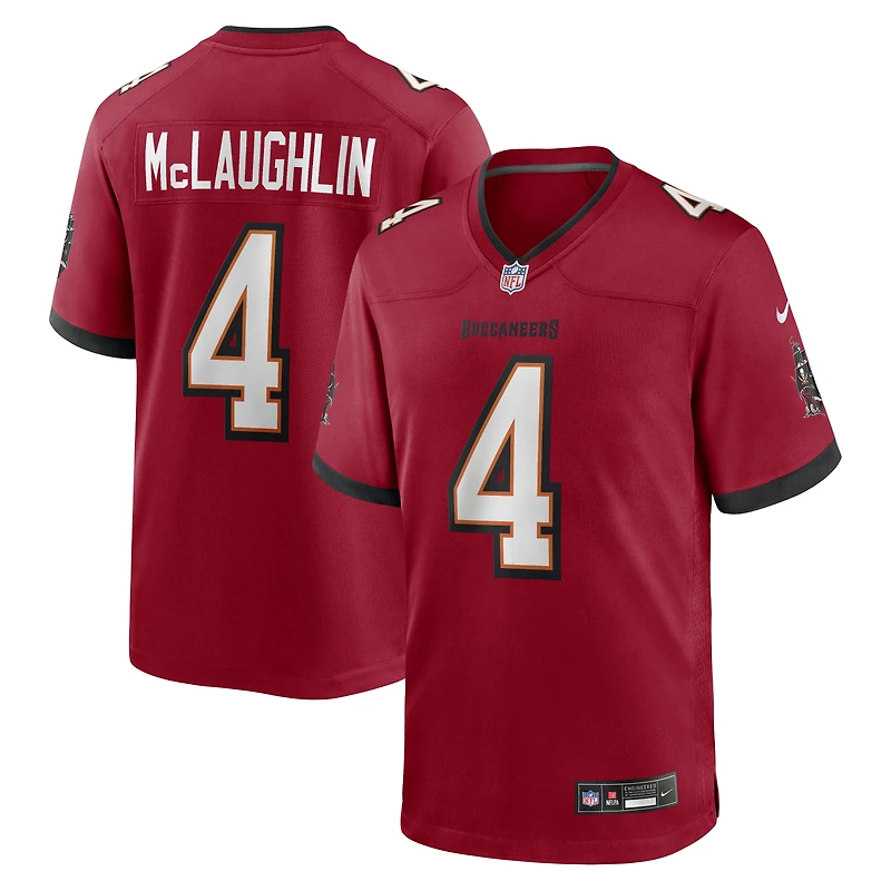 Maillot de joueur match Nike Chase McLaughlin des Tampa Bay Buccaneers pour homme, rouge