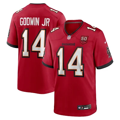 Men's Nike Chris Godwin Jr. Red Tampa Bay Buccaneers 50th Season Team Game Jersey