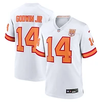 Men's Nike Chris Godwin Jr. White '76 Tampa Bay Buccaneers 50th Season Game Jersey