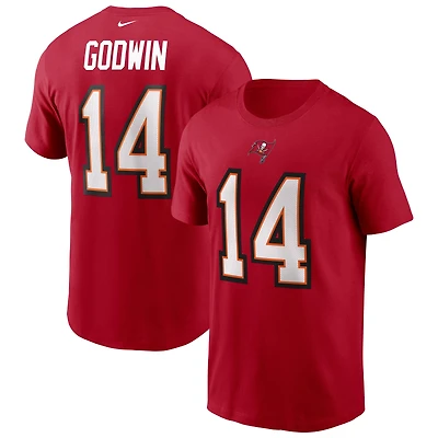T-shirt avec nom et numéro Nike Chris Godwin des Buccaneers de Tampa Bay pour hommes