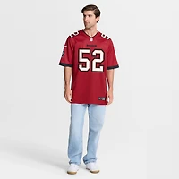 Men's Nike Christian Rozeboom Red Tampa Bay Buccaneers Team Game Jersey