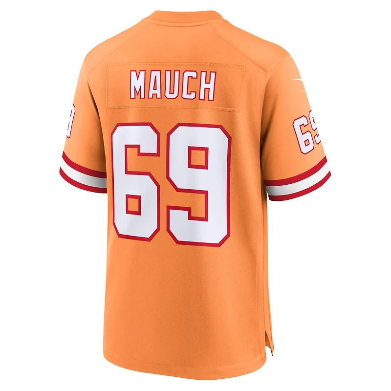Men's Nike Cody Mauch Orange Tampa Bay Buccaneers Alternate Game Jersey