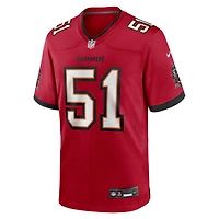 Maillot Nike David Walker rouge des Buccaneers de Tampa Bay pour homme