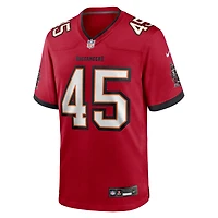 Maillot Nike Deion Jones rouge des Buccaneers de Tampa Bay pour homme