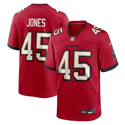 Maillot Nike Deion Jones rouge des Buccaneers de Tampa Bay pour homme