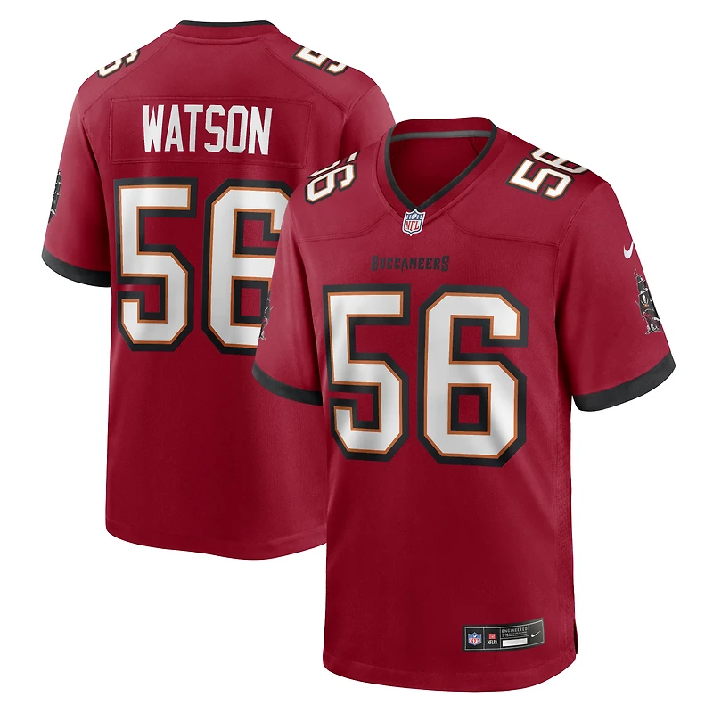 Maillot Nike Desmond Watson rouge des Tampa Bay Buccaneers pour homme