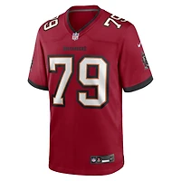 Men's Nike Elijah Klein  Red Tampa Bay Buccaneers Game Jersey