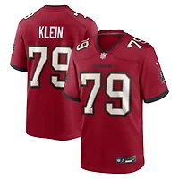 Maillot de match Nike Elijah Klein pour hommes, rouge, Tampa Bay Buccaneers