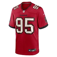 Men's Nike Elijah Roberts  Red Tampa Bay Buccaneers Team Game Jersey