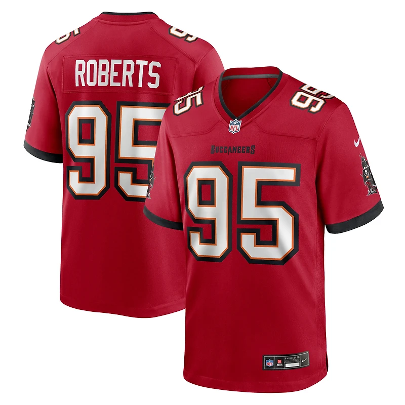 Maillot Nike Elijah Roberts rouge pour homme des Tampa Bay Buccaneers