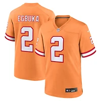 Maillot de match Nike Emeka Egbuka Creamsicle Tampa Bay Buccaneers Alternate 2 pour homme