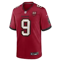 Maillot de match l'équipe Nike Emeka Egbuka pour hommes, rouge, Tampa Bay Buccaneers