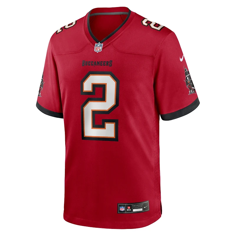 Men's Nike Emeka Egbuka Red  Tampa Bay Buccaneers Team Game Jersey