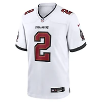 Maillot de match Nike Emeka Egbuka pour hommes, blanc, Tampa Bay Buccaneers