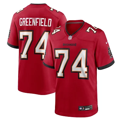 Maillot Nike Garret Greenfield rouge Tampa Bay Buccaneers pour homme