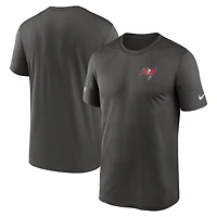 Men's Nike Gray Tampa Bay Buccaneers Sideline Legend Small Logo Dri-FIT T-Shirt