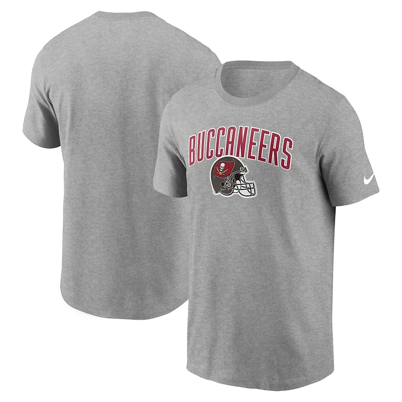 T-shirt de sport Nike Tampa Bay Buccaneers pour homme, gris chiné