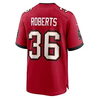 Men's Nike J. Roberts  Red Tampa Bay Buccaneers Team Game Jersey