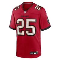 Maillot Nike Jacob Parrish rouge des Buccaneers de Tampa Bay pour homme