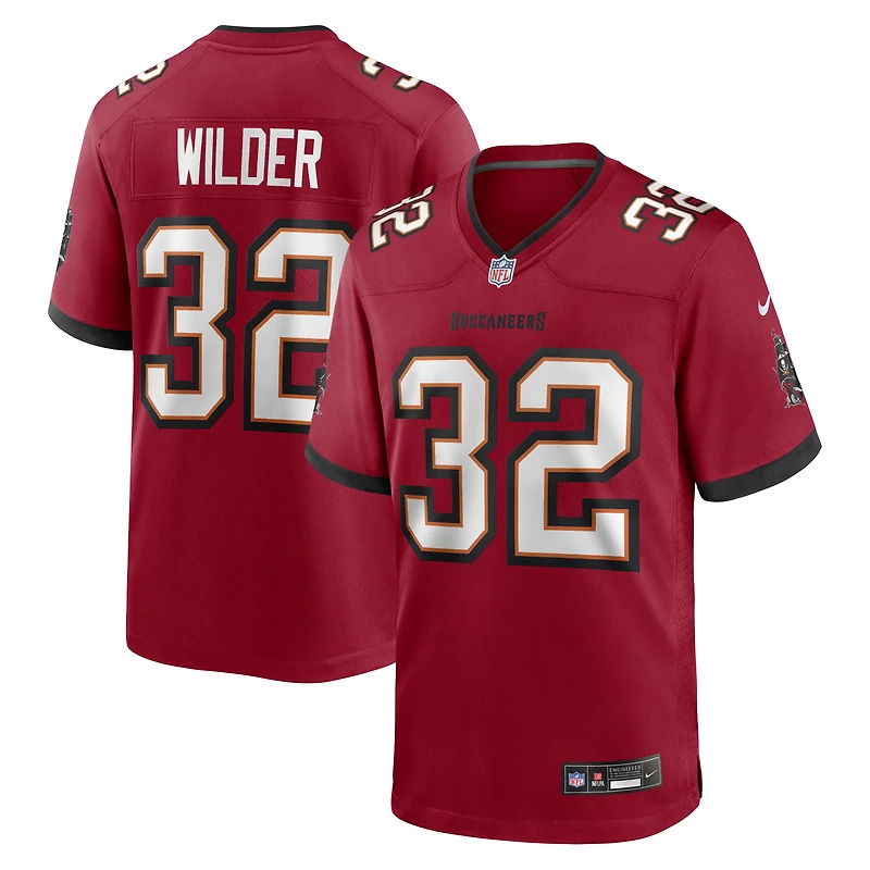 Maillot de joueur retraité Nike James Wilder des Tampa Bay Buccaneers Game pour homme, rouge