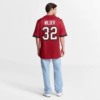 Men's Nike James Wilder Red Tampa Bay Buccaneers Game Retired Player Jersey