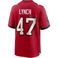 Maillot de joueur retraité Nike John Lynch pour homme des Tampa Bay Buccaneers Game, rouge