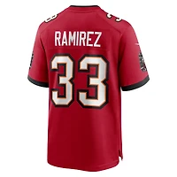 Men's Nike Jose Ramirez  Red Tampa Bay Buccaneers Game Jersey