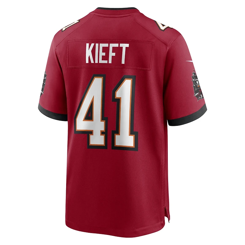 Men's Nike Ko Kieft Red Tampa Bay Buccaneers Game Player Jersey
