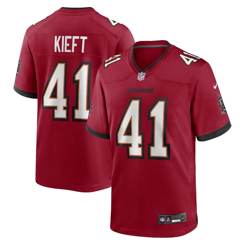 Men's Nike Ko Kieft Red Tampa Bay Buccaneers Game Player Jersey
