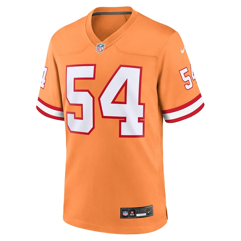 Maillot Nike Lavonte David Orange Tampa Bay Buccaneers Throwback Game pour homme
