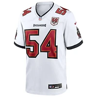 Maillot Nike Lavonte David White pour homme, 50e saison des Tampa Bay Buccaneers, blanc