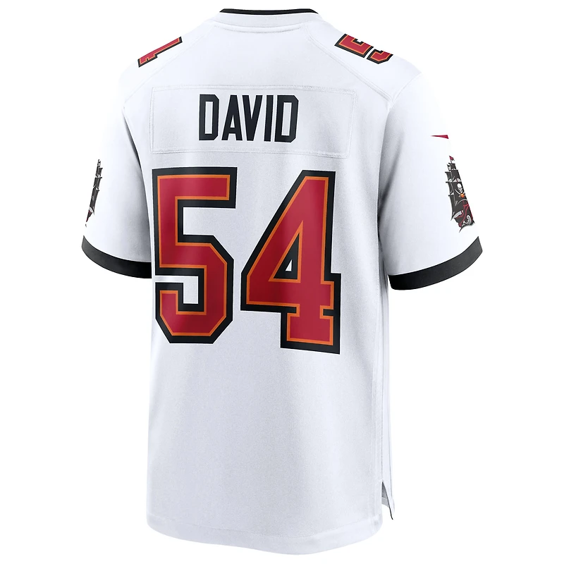 Maillot Nike Lavonte David White pour homme, 50e saison des Tampa Bay Buccaneers, blanc
