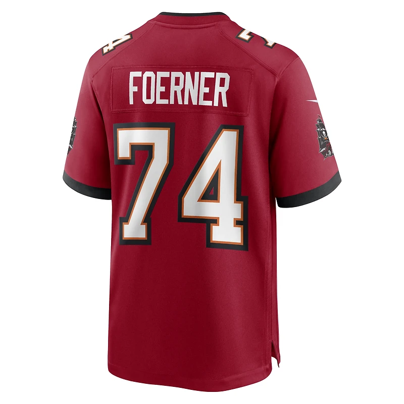 Maillot de match Nike Marshall Foerner rouge des Buccaneers Tampa Bay pour homme