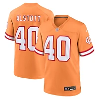 Maillot Nike Mike Alstott pour homme Tampa Bay Buccaneers Throwback Game orange