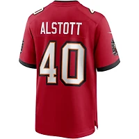 Maillot de match joueur retraité Nike Mike Alstott des Tampa Bay Buccaneers pour homme, rouge