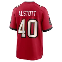 Maillot de match joueur à la retraite Nike Mike Alstott Tampa Bay Buccaneers pour homme rouge
