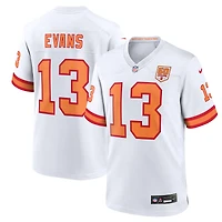 Maillot Nike Mike Evans blanc '76 pour homme, 50e match de la saison des Tampa Bay Buccaneers