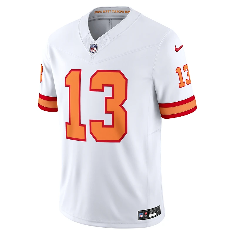 Maillot Nike blanc Mike Evans '76 des Tampa Bay Buccaneers Vapor F.U.S.E. Player Limited pour homme