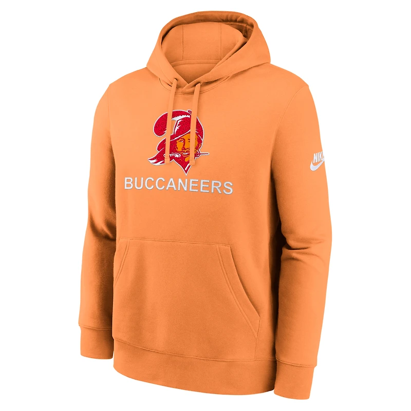 Sweat à capuche Nike orange Tampa Bay Buccaneers Best Season Rewind Club pour homme