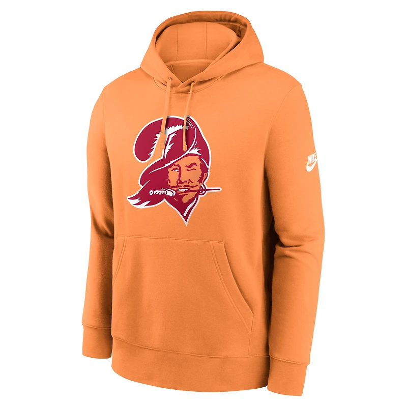 Sweat à capuche Nike orange Tampa Bay Buccaneers Club Fleece pour homme