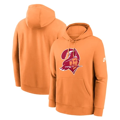 Sweat à capuche Nike orange Tampa Bay Buccaneers Club Fleece pour homme