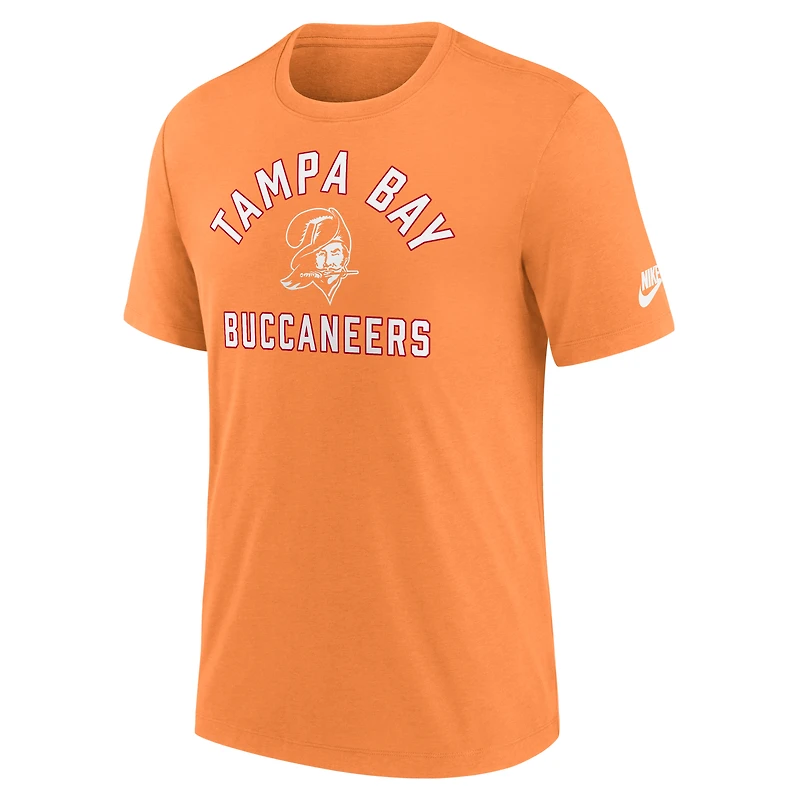 T-shirt Nike orange pour homme Tampa Bay Buccaneers Favorable Timeline Tri-Blend