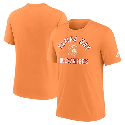 T-shirt Nike orange pour homme Tampa Bay Buccaneers Favorable Timeline Tri-Blend