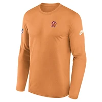 Men's Nike Orange Tampa Bay Buccaneers Legend Small Logo Dri-FIT Long Sleeve T-Shirt