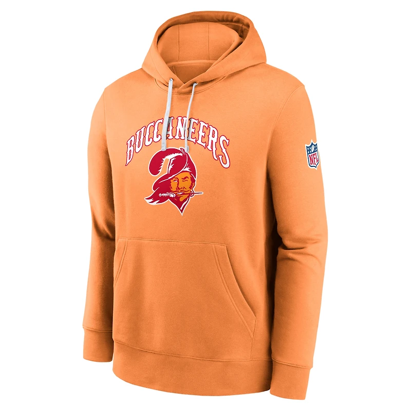 Sweat à capuche orange Nike Tampa Bay Buccaneers Throwback Club pour hommes