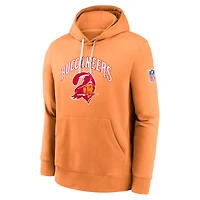 Sweat à capuche orange Nike Tampa Bay Buccaneers Throwback Club pour hommes